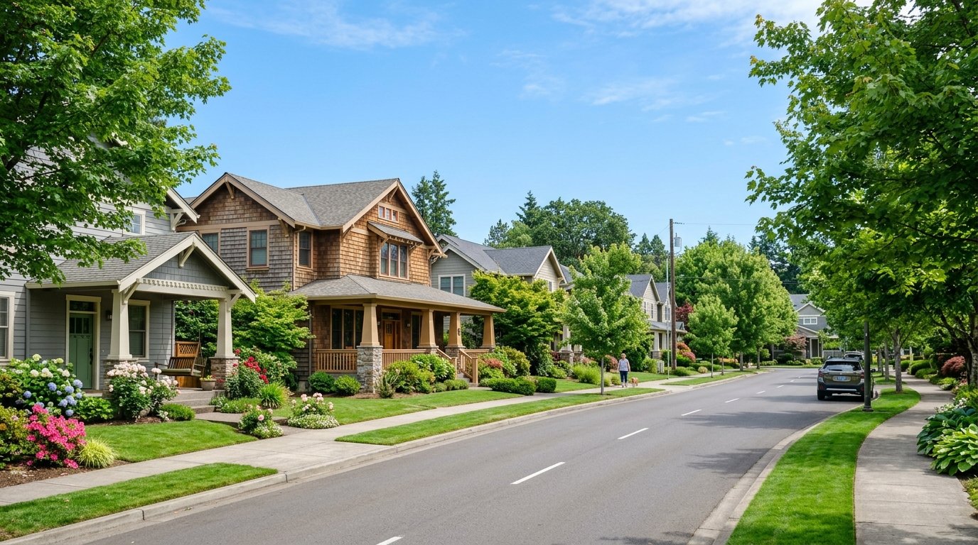Residential property setting in Medford Oregon